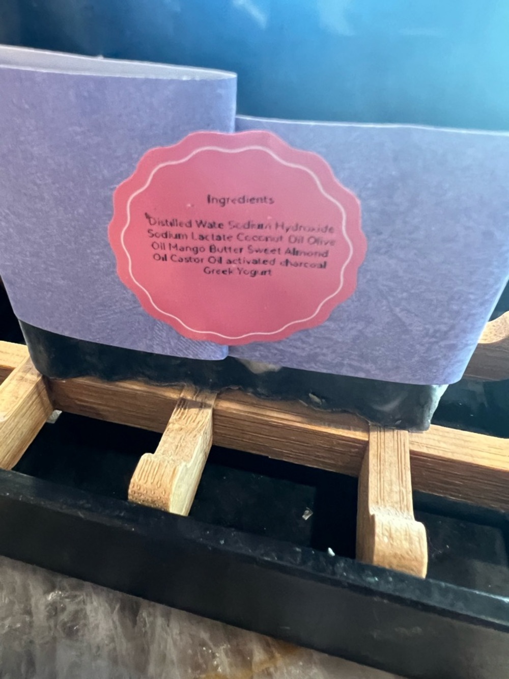 Natural Charcoal Soap – Black Gentle Detox Bar - Picture 3 of 6